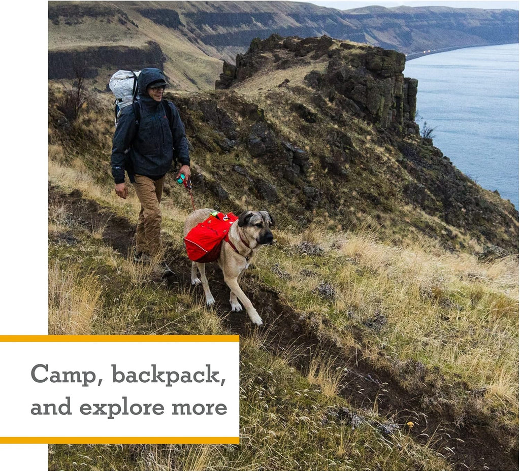 Ruffwear, Palisades Dog Backpack, Red Sumac, Large/X-Large