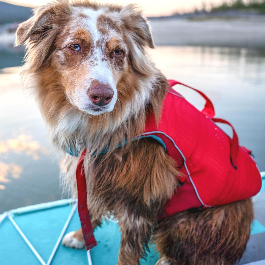 Kurgo Surf n' Turf Life Jacket, Chili Red, Medium