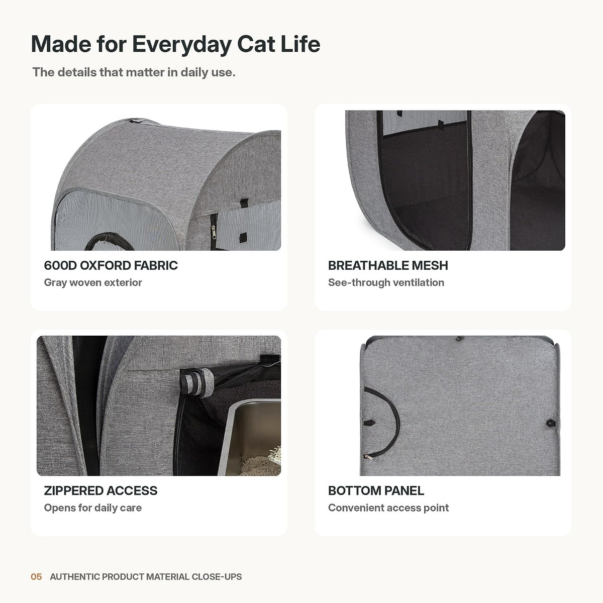 Portable Cat Playpen, Delivery Room, Enclosure, Postoperative Recovery, House Design for Better Standing, Foldable Pet T