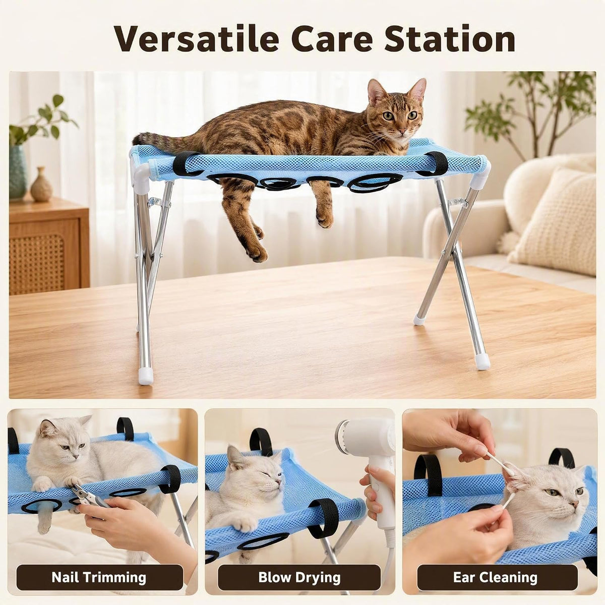 Dog Bath Hammock for Small Medium Dogs and Cats