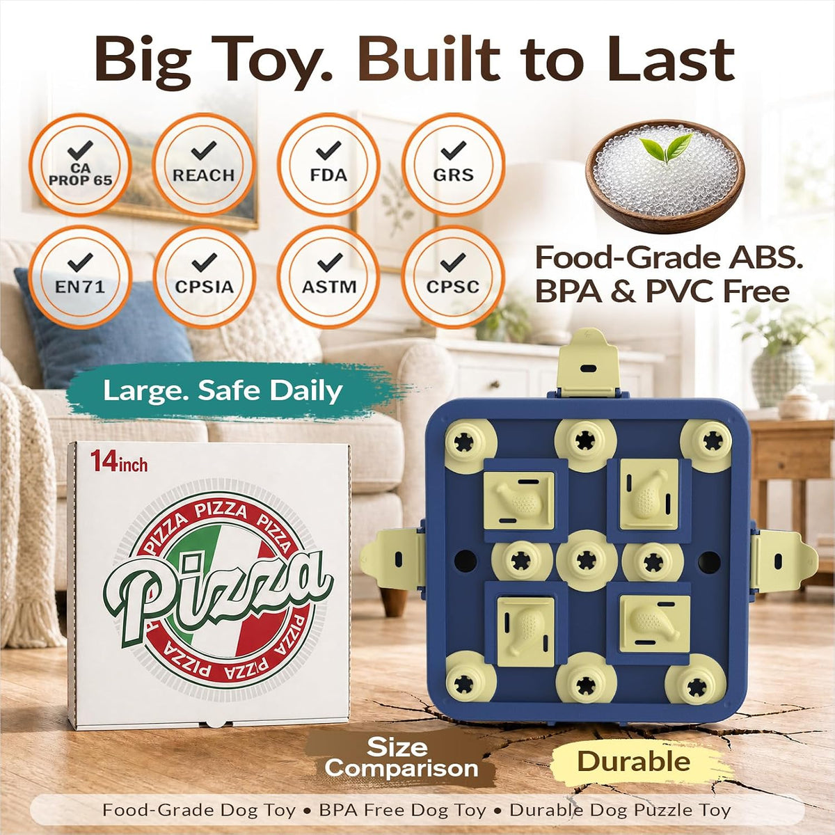 Dog Chess Puzzle Toy, 3-Levels, Mental Stimulation for Smart Dogs