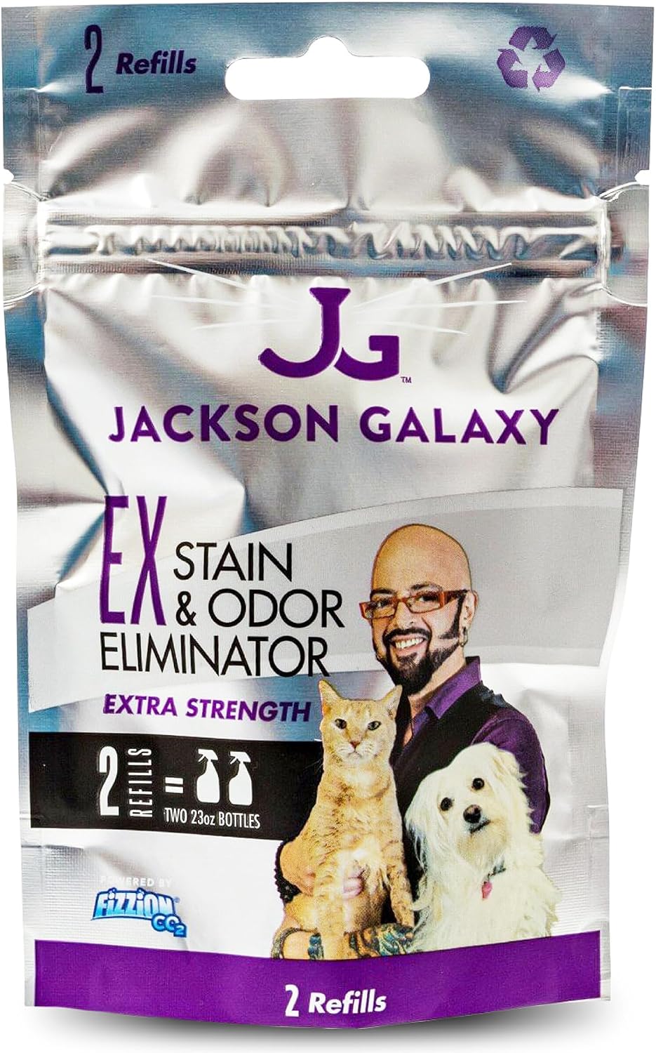 Jackson Galaxy EX Stain & Odor Eliminator Refill - 4 Tabs = 2 Full Refills