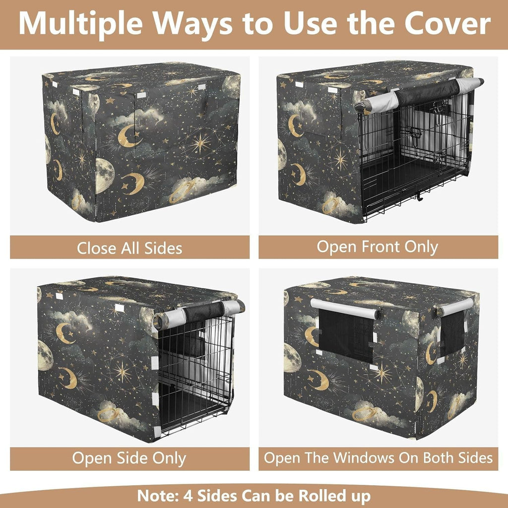 YETTASBIN Heavy Duty Dog Crate Cover, Universal Fits 42 Inch Wire Cages