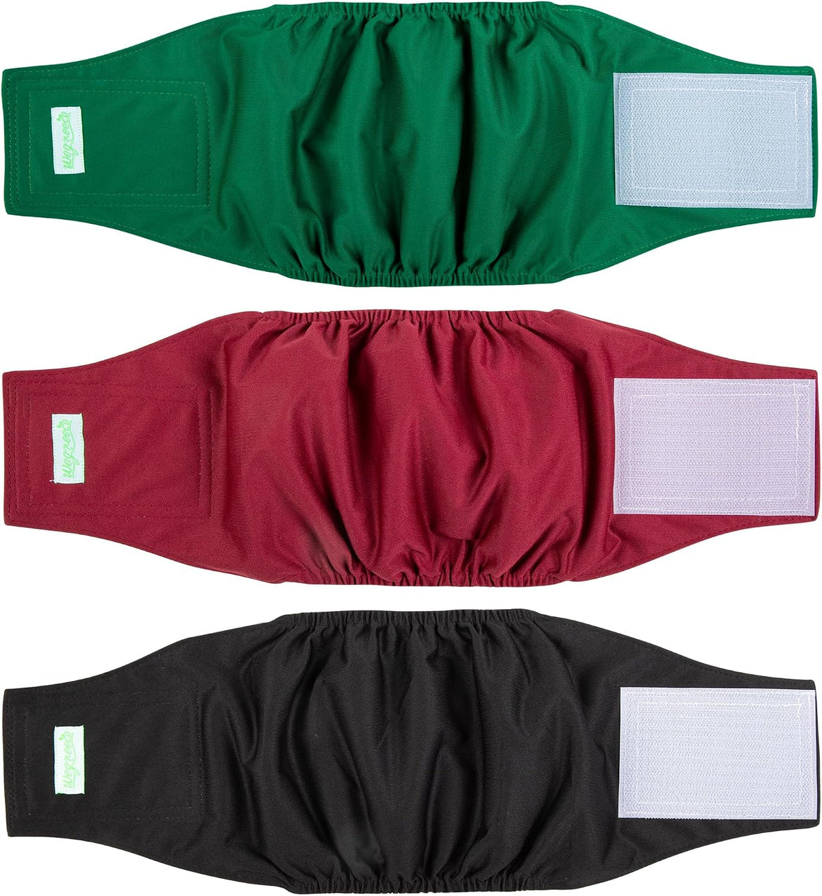 Wegreeco Washable Male Dog Belly Band - Pack of 3 - Washable Male Dog Belly Wrap, Small Doggie Dog Diapers Male for Dogg