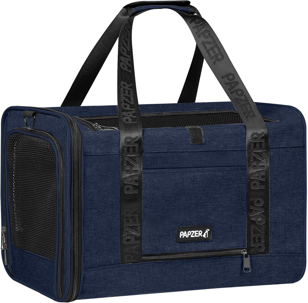 Cat Carrier for Travel, Soft-Sided, Top Loading, Privacy Curtain, to 20 lbs