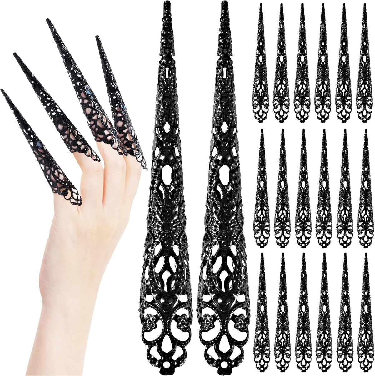ANCIRS Finger Nail Tip Claw Rings
