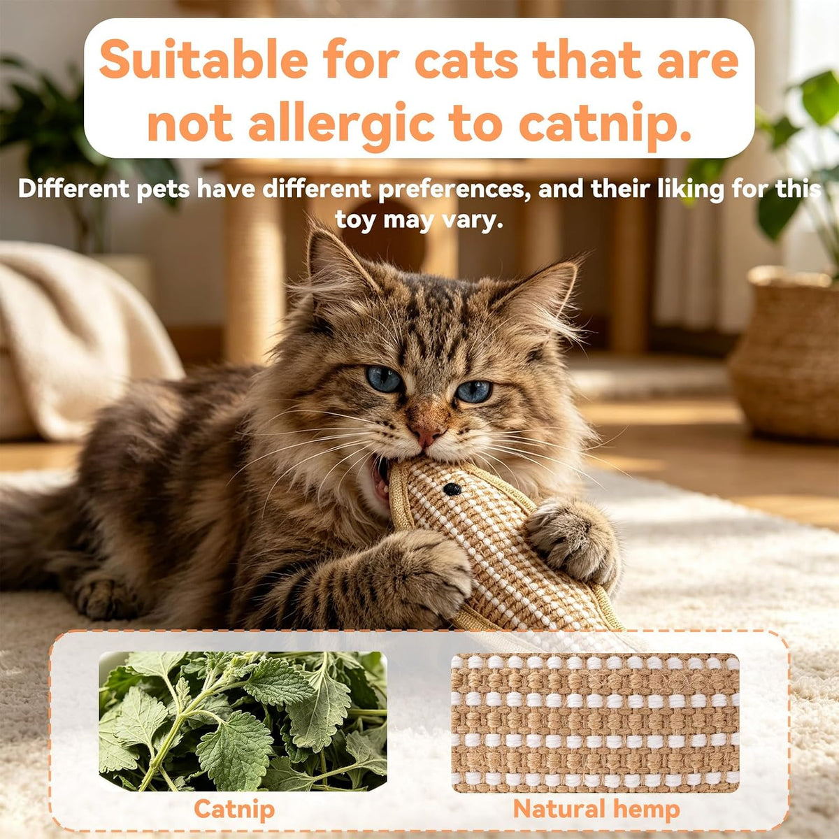 NQEUEPN 4pcs Cat Kicker Toys for Indoor, Cat Catnip Toys