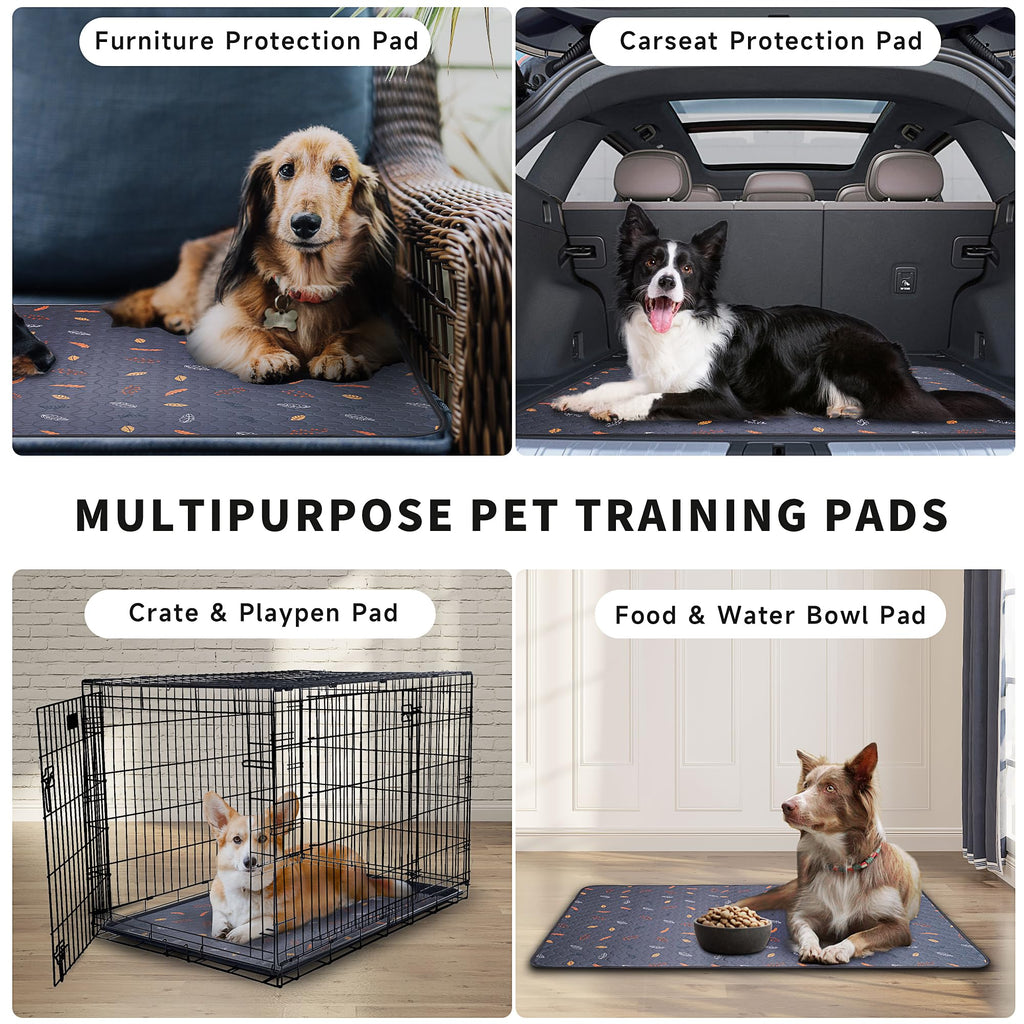 Sunheir Washable Pee Pads for Dogs, Reusable Puppy Pads for Dog Playpen 2PC