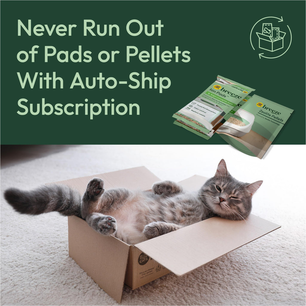 Purina Tidy Cats Litter Pellets, Breeze Refill Litter Pellets in Recyclable Box - (6) 3.5 lb. Bags