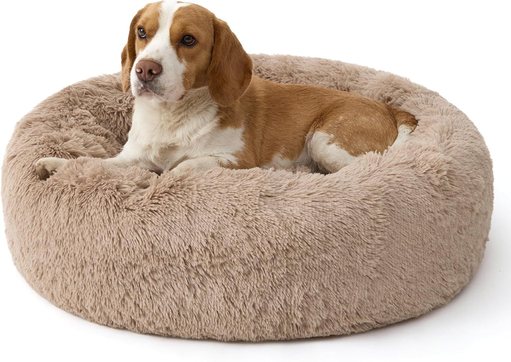 Bedsure SupportMax® Calming Dog Beds Large Sized Dog Washable Pet Bed,36in