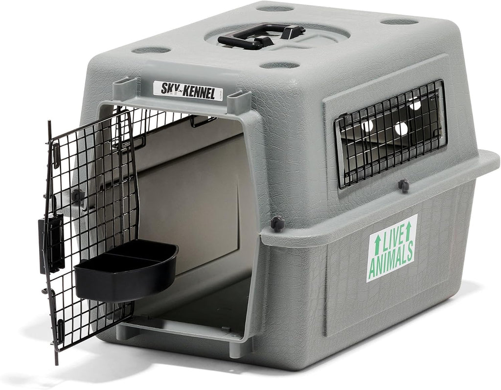 Petmate Sky Kennel for Air Travel, 28in Dog Crate for Pets 15 to 30lbs