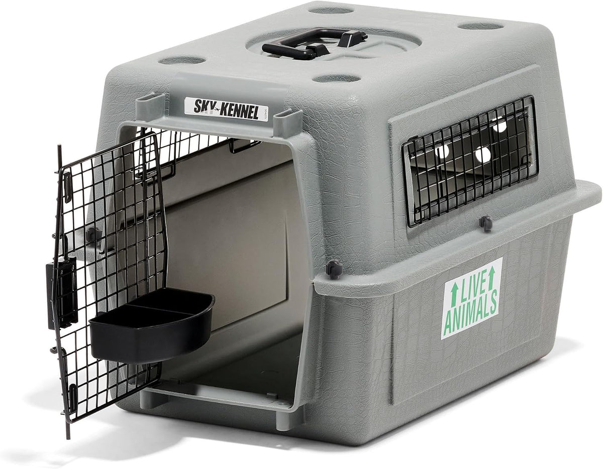 Petmate Sky Kennel for Air Travel, 28in Dog Crate for Pets 15 to 30lbs
