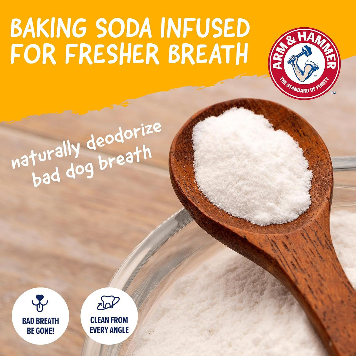 Arm & Hammer Nubbies - Dog Dental Toy, TriBone Chew, Peanut Butter Flavor