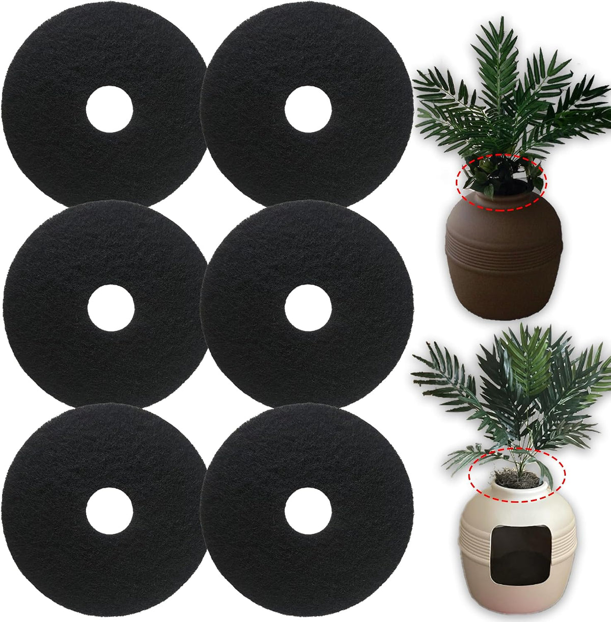 Activated Carbon Charcoal Filters for Hidden Cat Litter Box