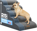 Miorun Extra Wide Dog Stairs for Large Dogs, 25"H Pet Steps for High Beds
