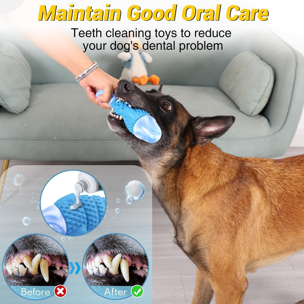 WinTour Tough Dog Toys for Aggressive Chewers, Indestructible Dog Chew Toys