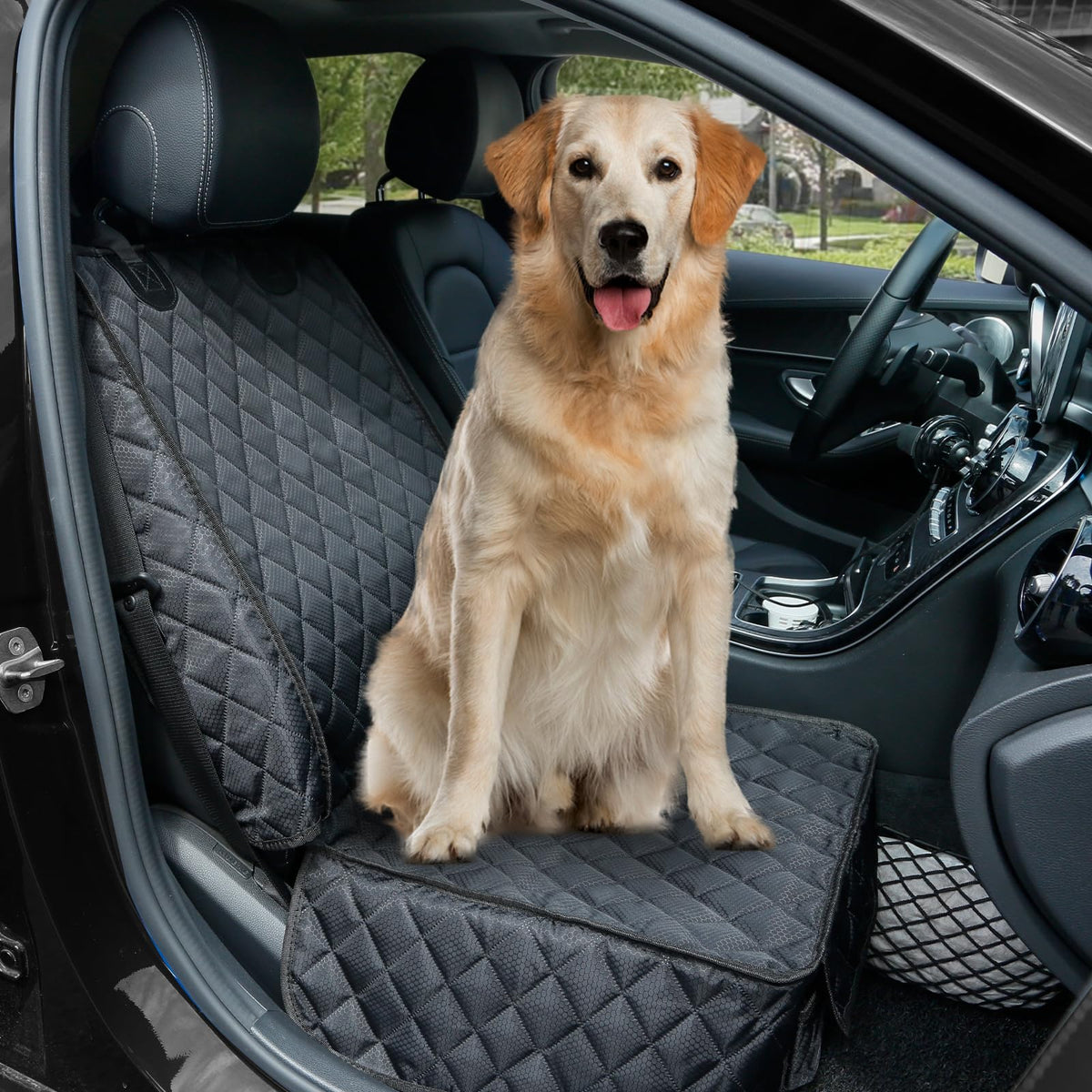 PETICON Waterproof Front Seat Car Cover 2 Pack, Full Protection