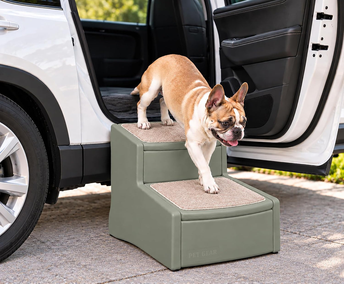 Pet Gear Easy Step II Pet Stairs, Dark Mocha, 2 Step