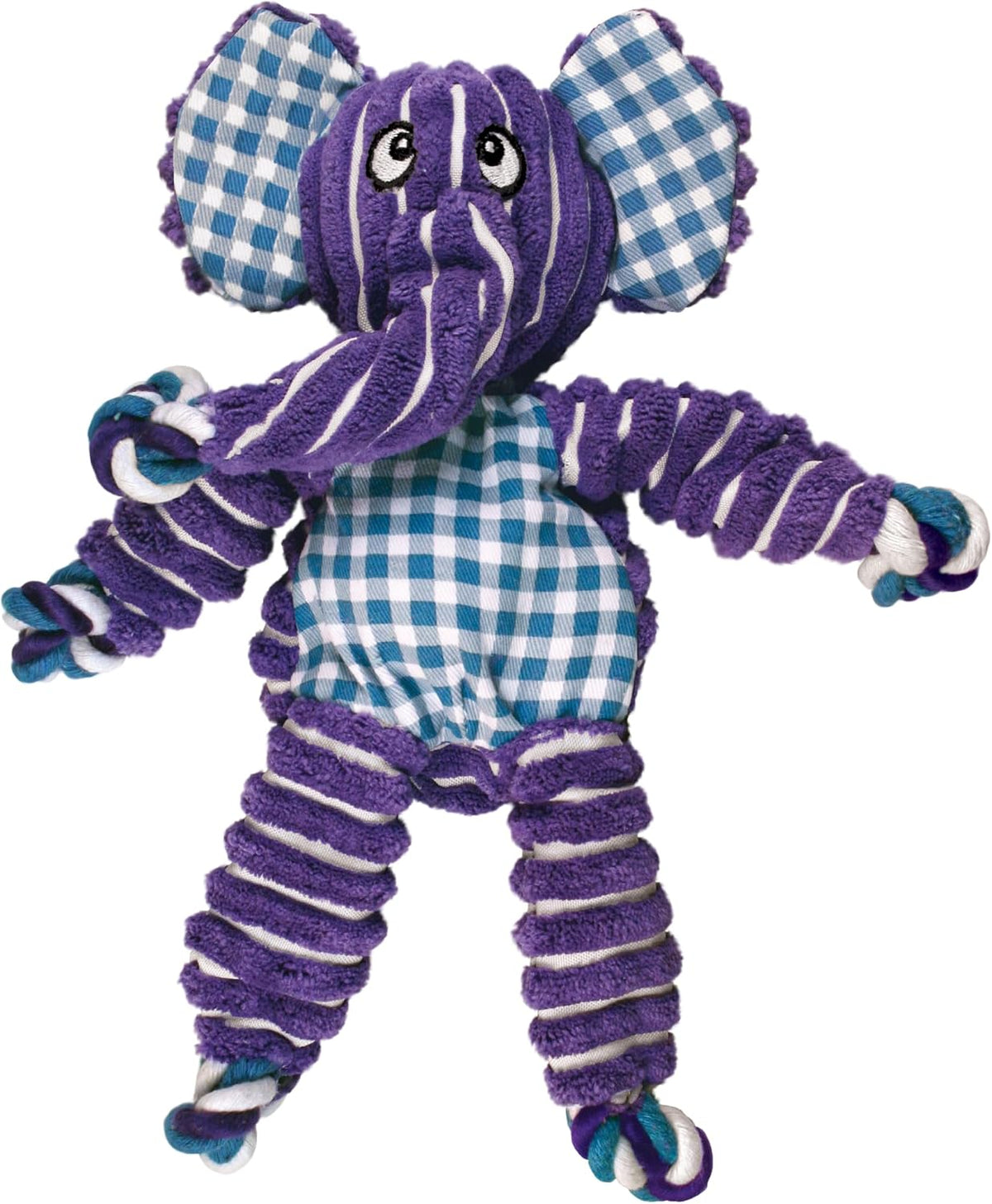 KONG Floppy Knots Rope and Plush Dog Toy, Fox, Medium/Large