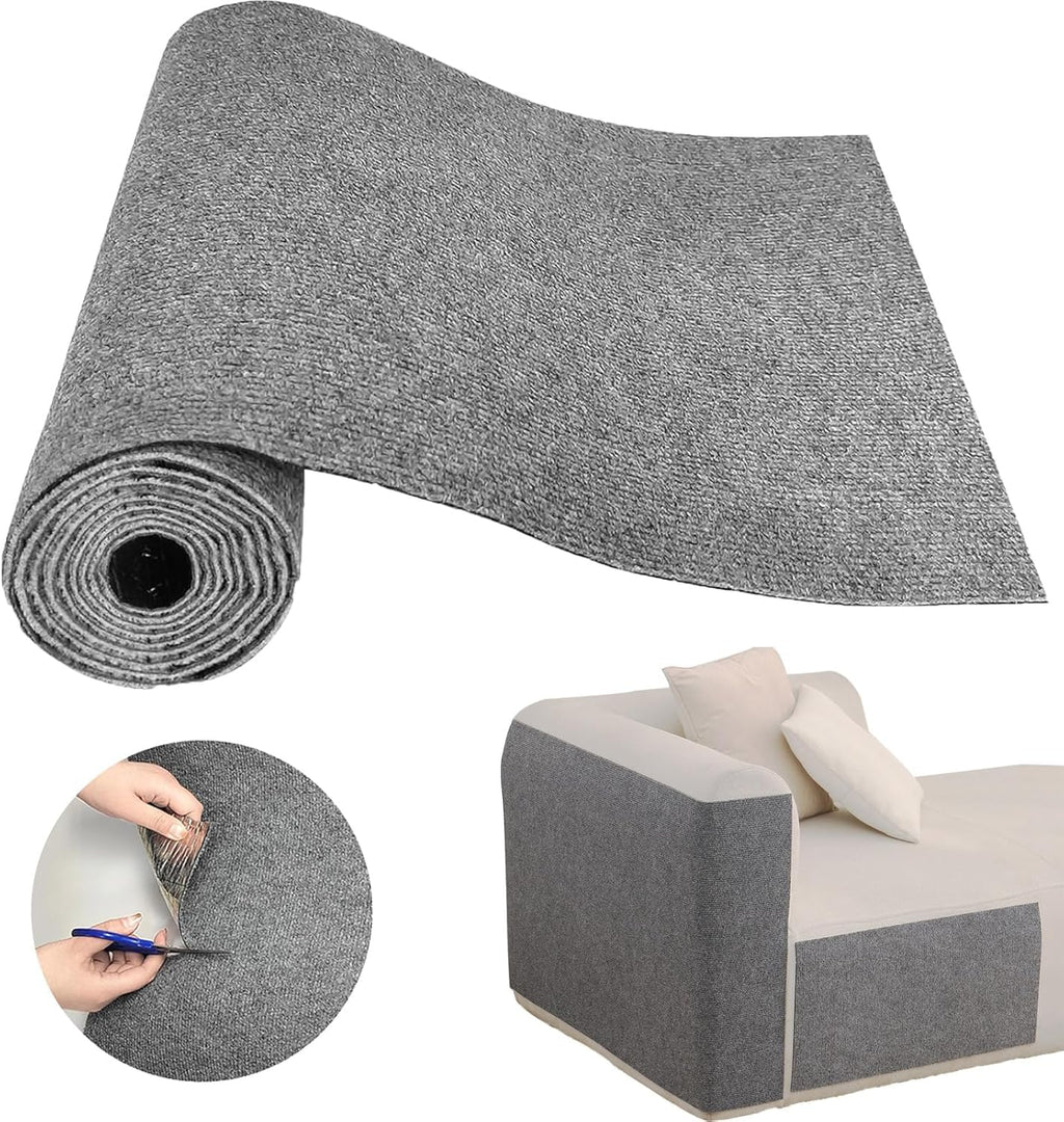 Cat Scratch Couch Furniture Protector, Self-Adhesive Scratch Pad