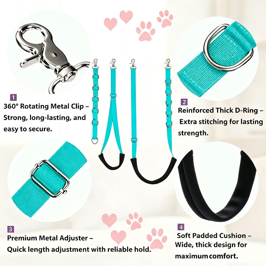 Dog Grooming Belly Band Pet Grooming Supplies 3 Sets Professional Dogs Belly Straps Pets Dogs Groomer Extension Strap Ta