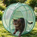 Cat Venture Ball, Pop up Outdoor Cat Enclosure (Green)