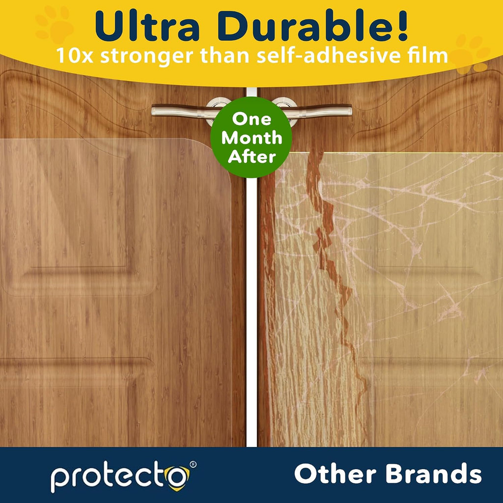 PROTECTO Door Protector from Dog Scratching, 35.5x24 - Door Scratch Guard