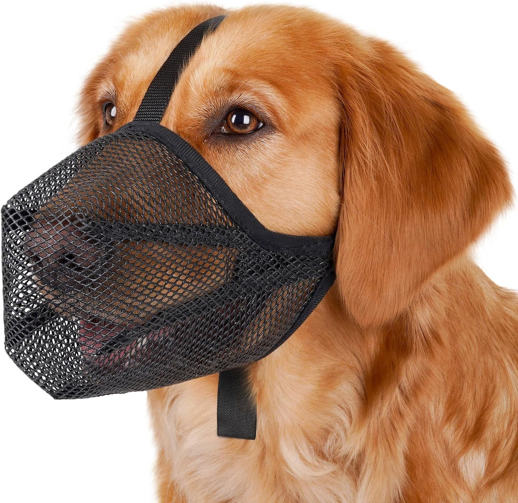 Soft Mesh Dog Muzzle for Small Medium Large Dogs Anti Scavenging