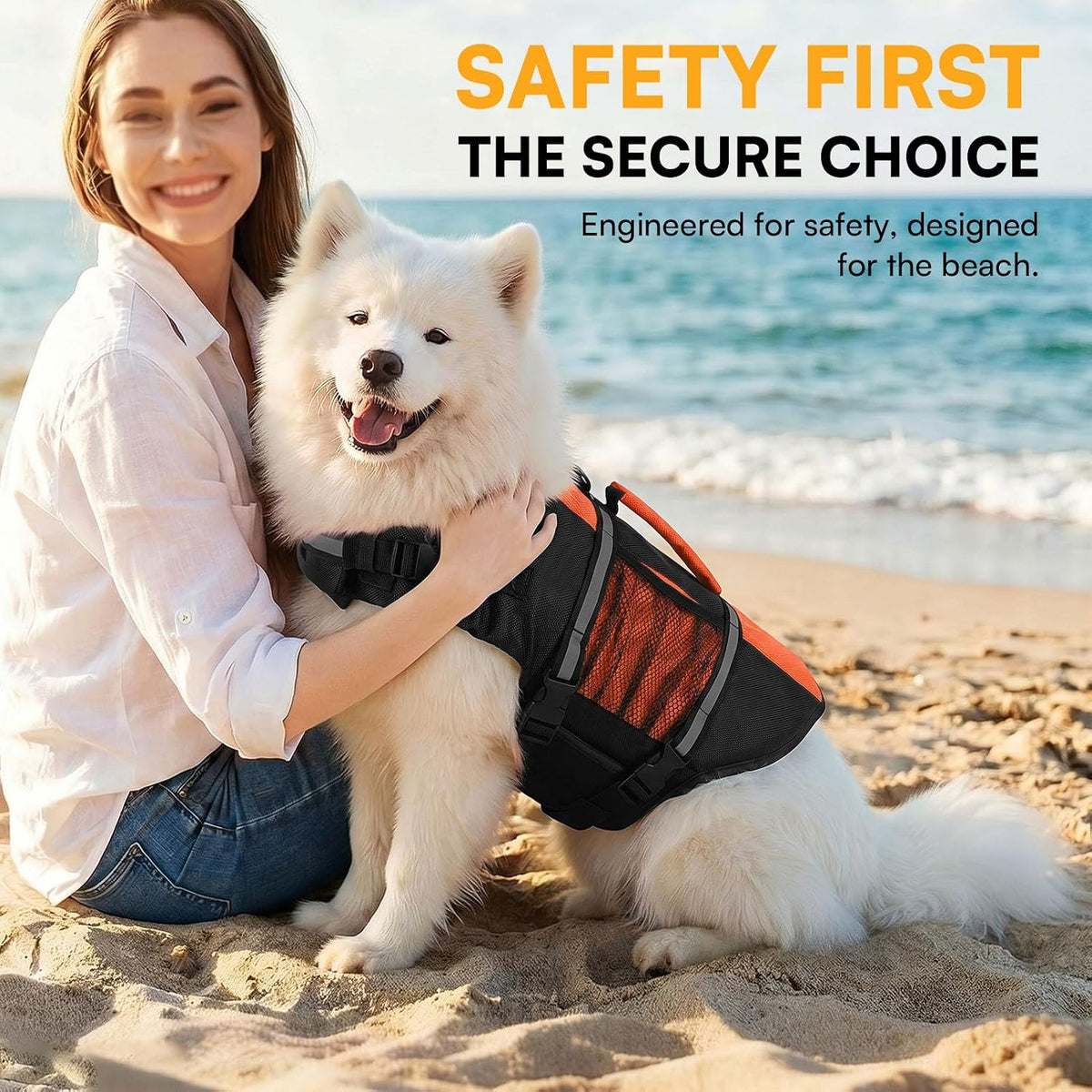 Small Dog Life Jacket,Adjustable Dog Life Vest for Small Dogs