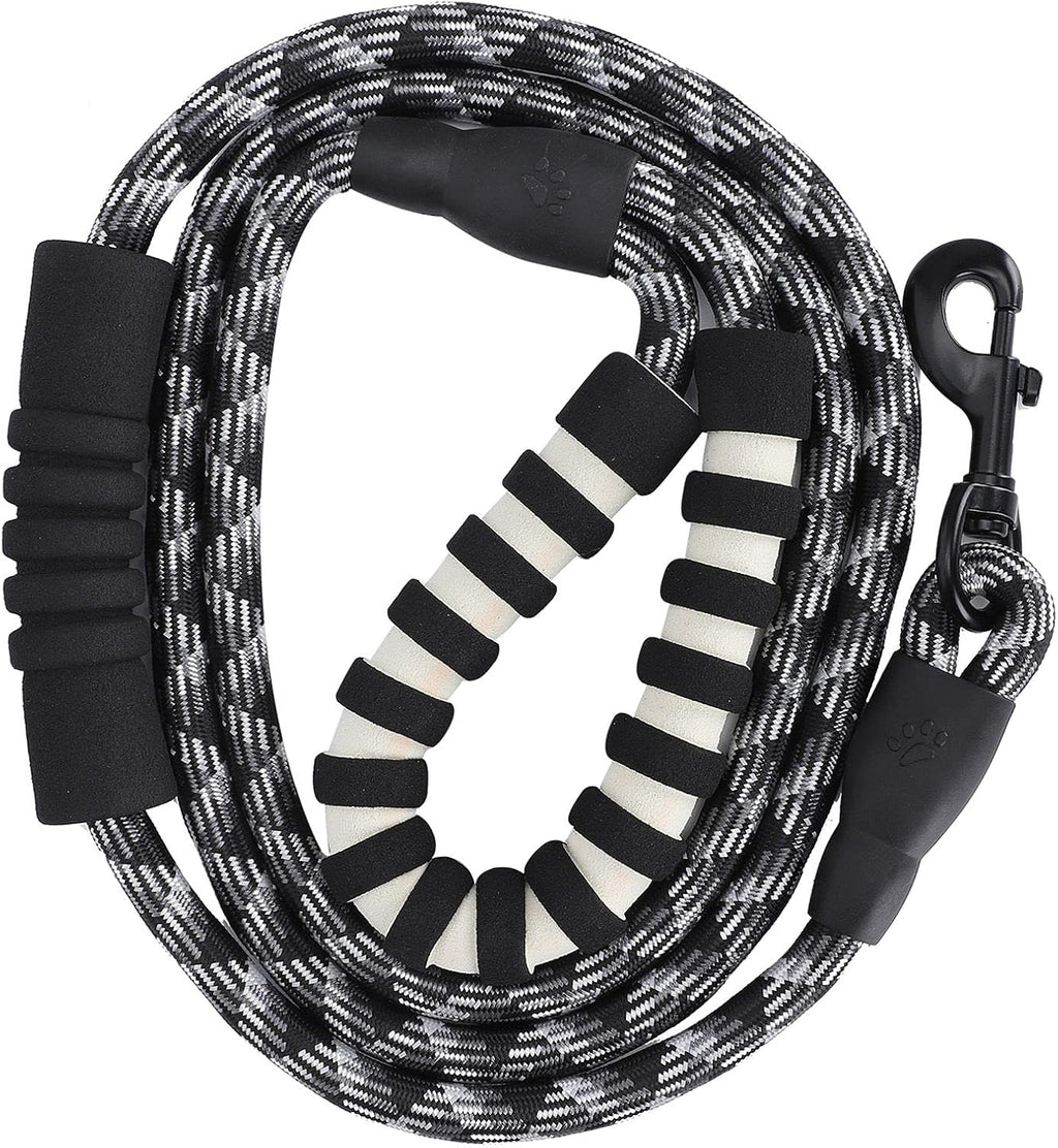 Reflective Dog Leash, Padded Handle 360 Swivel Hook for Walking