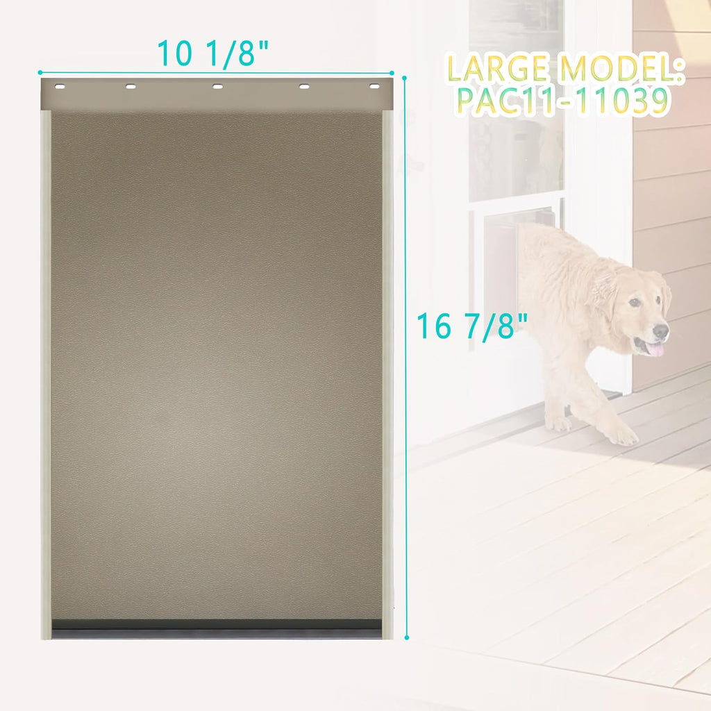 PAC11-11039 Pet Door Replacement Flaps Compatible with PetSafe, Size Large