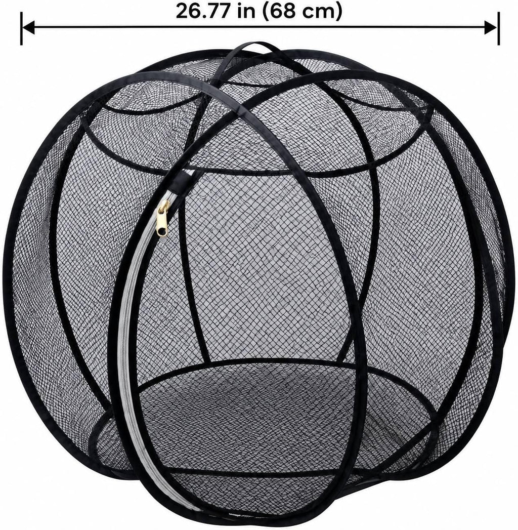 360° Panoramic Cat Playpen Enclosure, Rolling Cat Hamster Ball for Outside