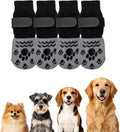 Non-Slip Dog Socks Prevents Paw Licking Grippy Dog Socks Paw Protector for Hot & Cold Pavement for Small Medium Large Do