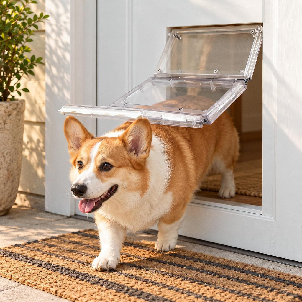 15.5 x 10.3 Inch 3-Panel Dog Door Replacement Flap