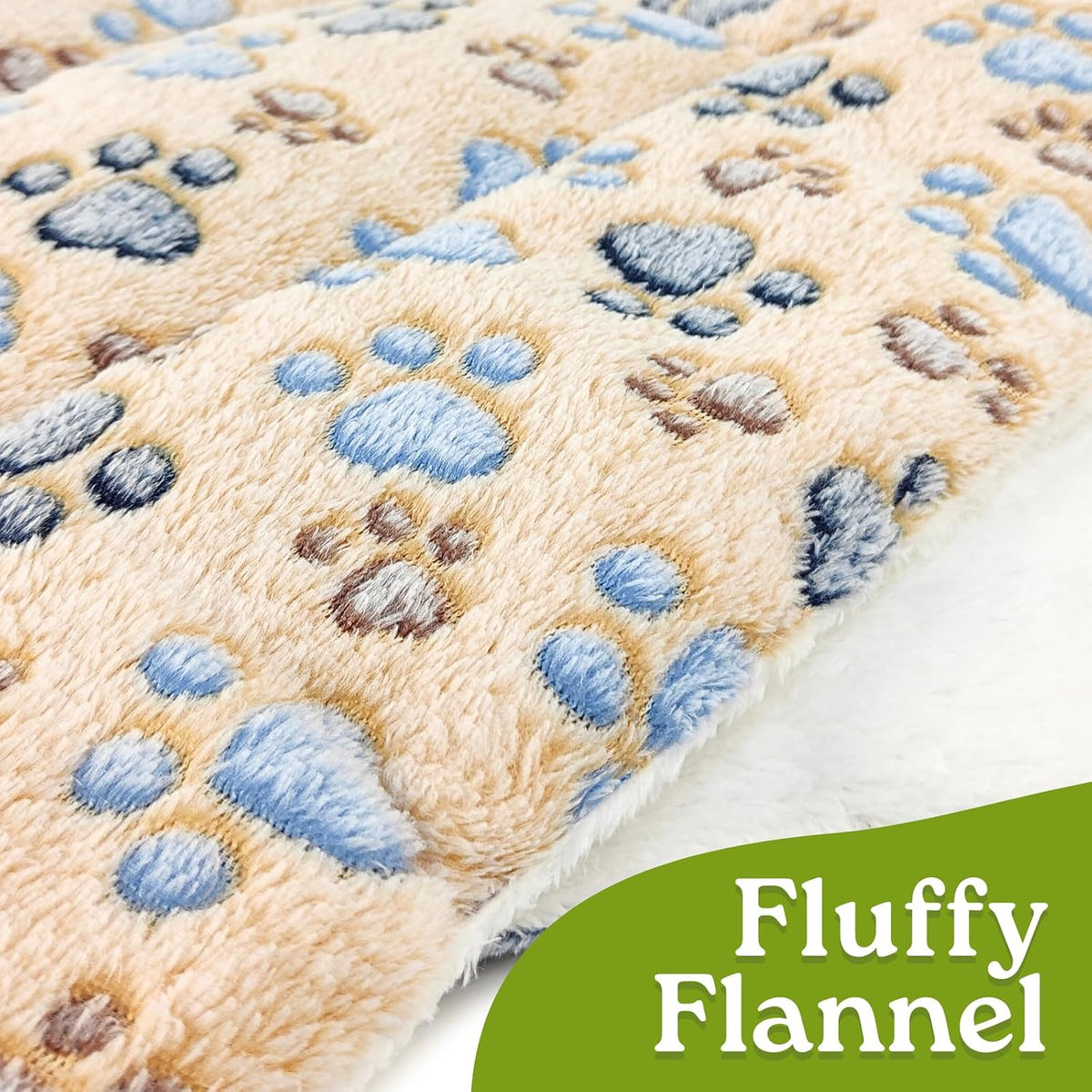 2 Pack Cat Blankets for Indoor Cats, Ultra Soft Reversible Mat, Fluffy Flannel Blanket for Small Dogs and Cats, Washable