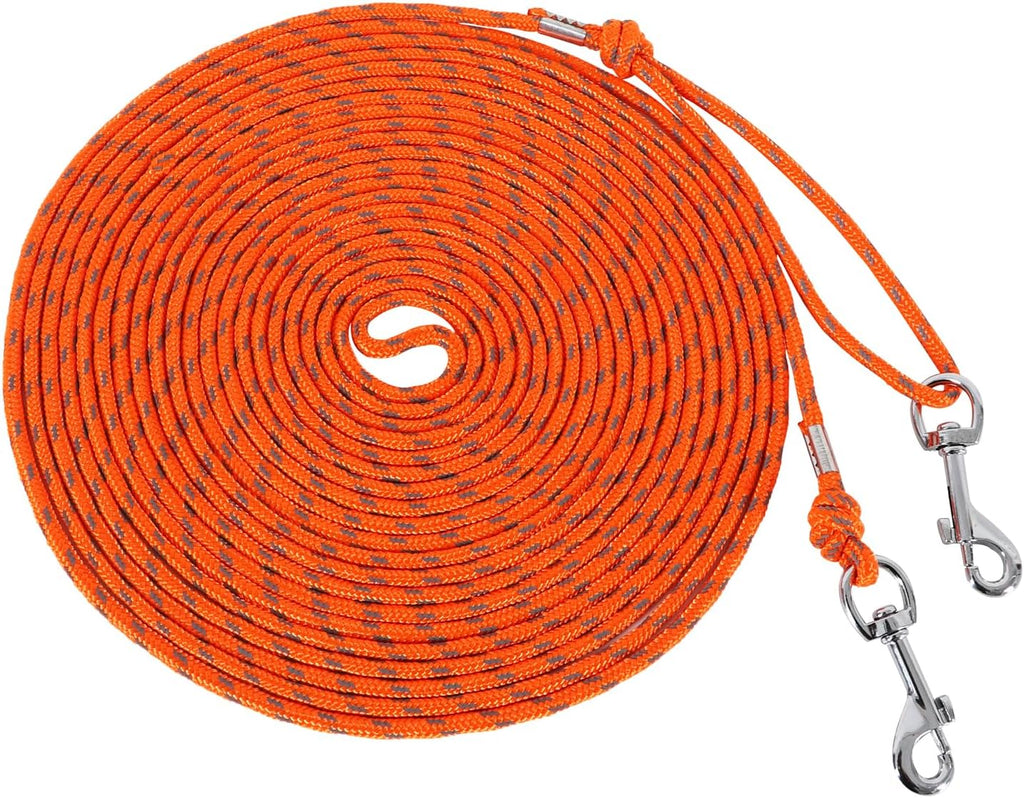Reflective Cat Leash -50FT Cat Cable Out Escape Proof Walking Leads Yard Long Durable Safe Personalized Extender Leash T