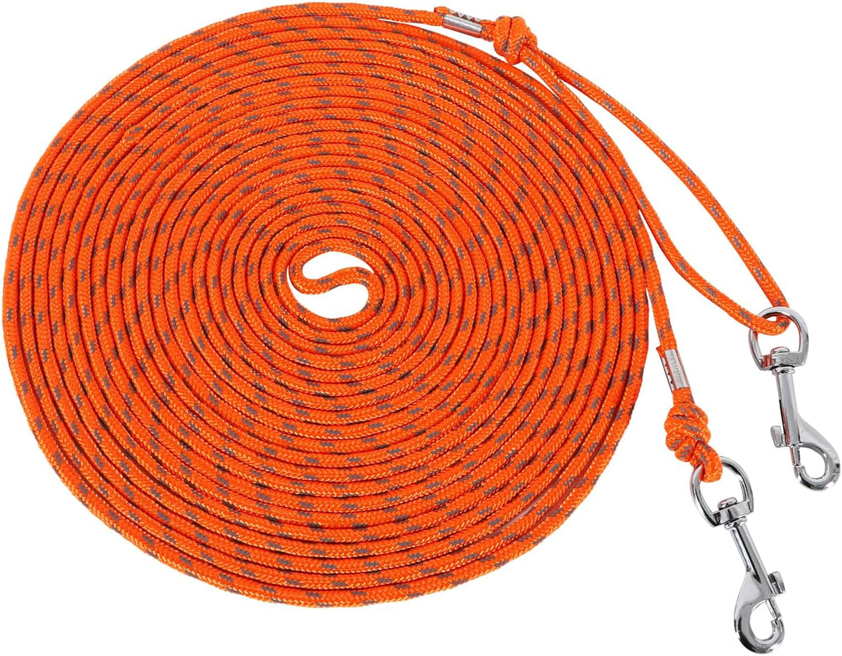 Reflective Cat Leash -50FT Cat Cable Out Escape Proof Walking Leads Yard Long Durable Safe Personalized Extender Leash T