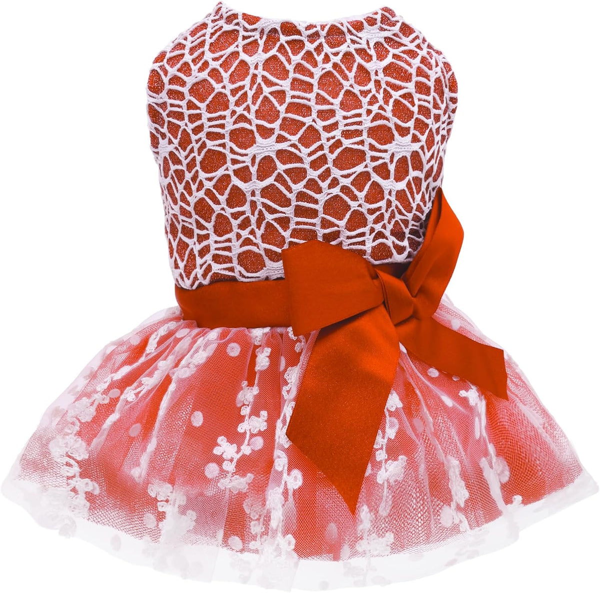 CuteBone Dog Birthday Dress Girl Puppy Skirt Tutu Cat Wedding Outfit Pet Party Clothes for Small Dogs Costume DD15M
