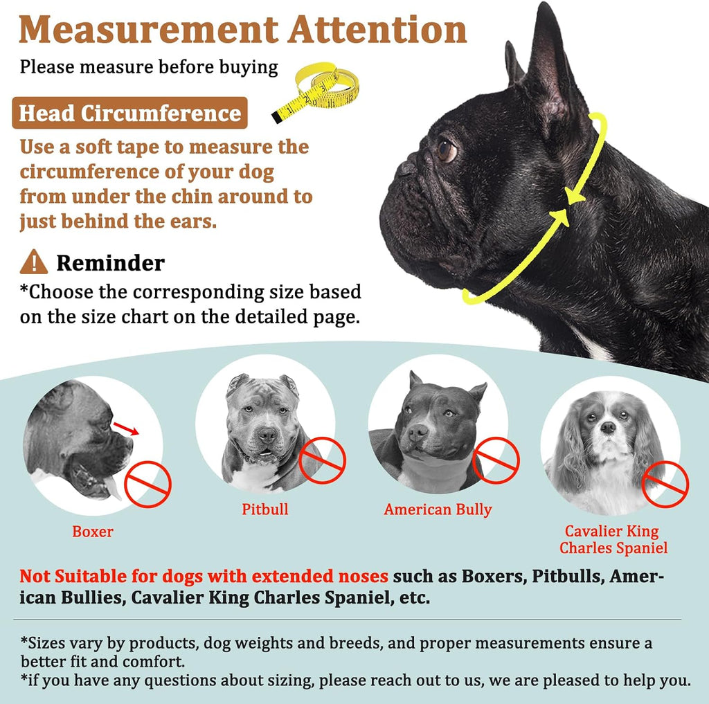 Mesh Short Snout Dog Muzzle with Anti-Eating Design for Frenchie