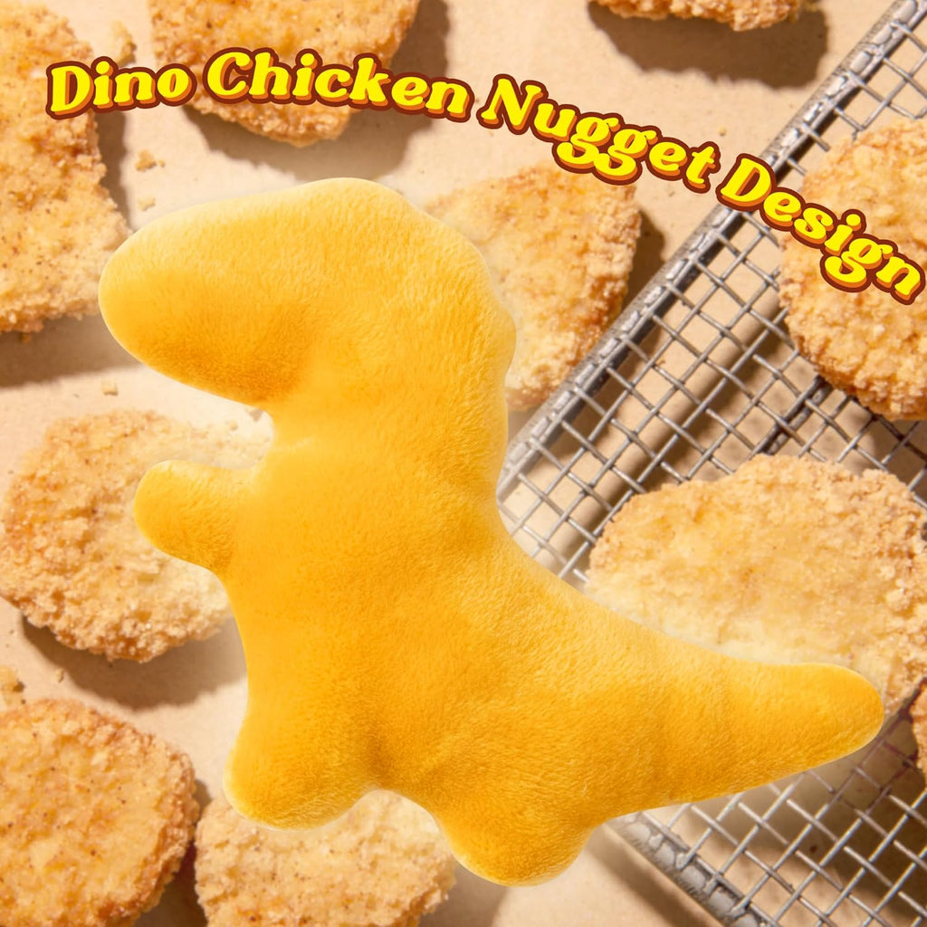 Catnip Toys for Cat - 5Pcs Dino Nuggets Cat Toy, Indoor Kitten Chew Bite Kick Dinosaur Chicken Nugget Catmint Interactiv