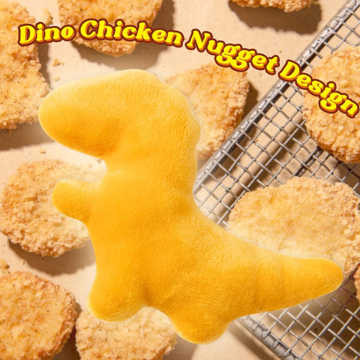 Catnip Toys for Cat - 5Pcs Dino Nuggets Cat Toy, Indoor Kitten Chew Bite Kick Dinosaur Chicken Nugget Catmint Interactiv
