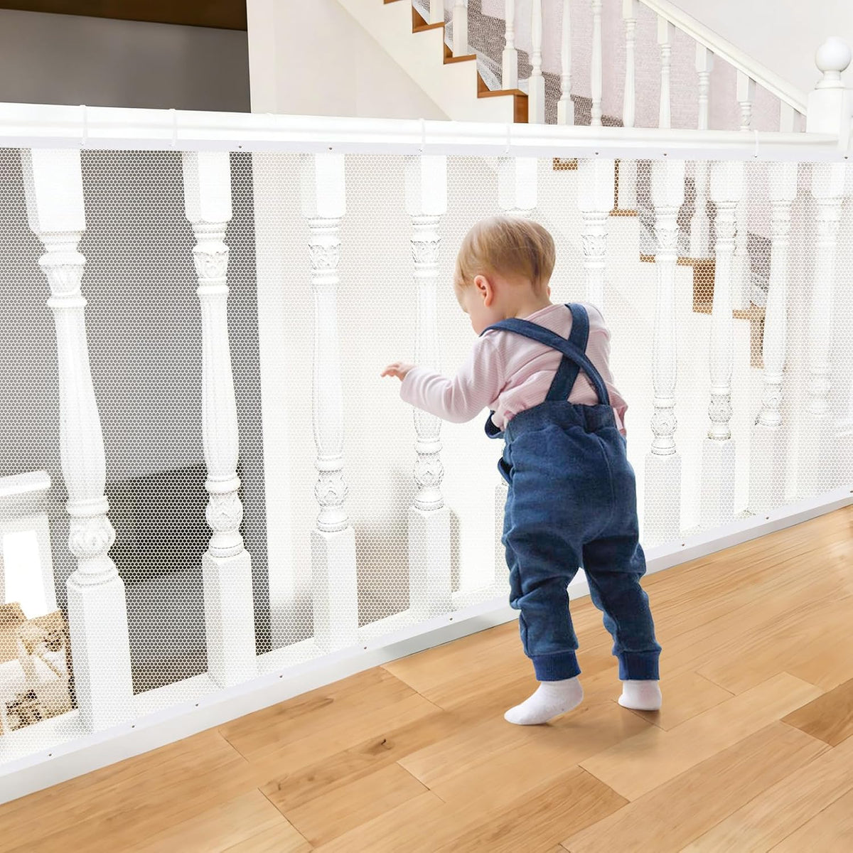 Banister Guard 10ft x 3ft, Baby Netting for Railing