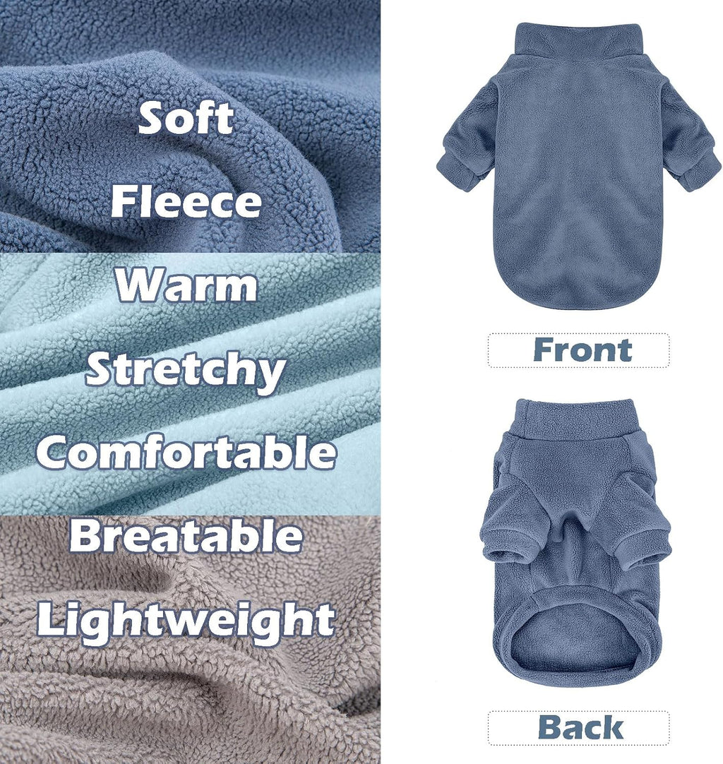GYALAPERI Dog Sweater, 3 Pack Dog Sweaters for Small Dogs Girl Boy