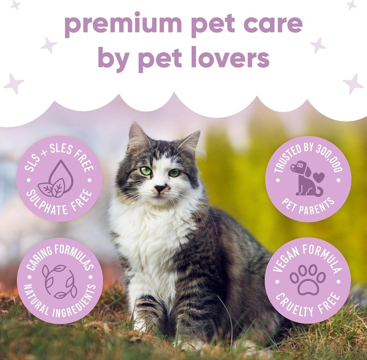 Buddycare Detangling Spray for Cats - Effective Cat Matted Fur Remover and Detangle Spray to Promote a Healthy Coat, Eas