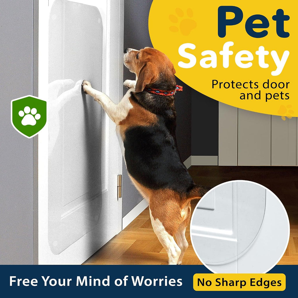 PROTECTO Door Protector from Dog Scratching, 35.5x24 - Door Scratch Guard