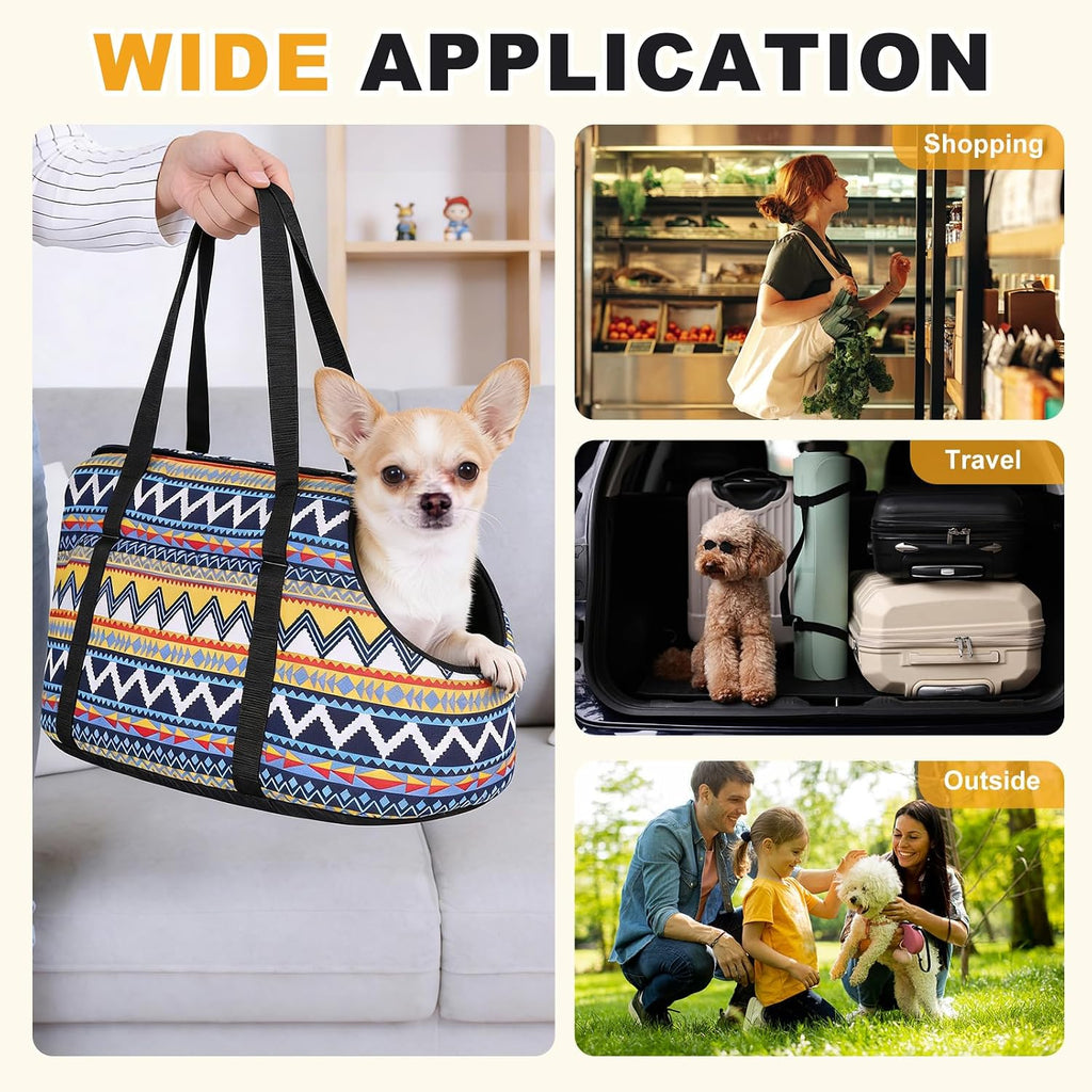 Dog Purse Carrier with Crossbody Strap Small Dog Sling Carrier