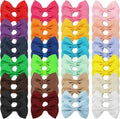 48PCS(24pairs) Dog's Hair Bows Clips,Small Handmade Hair Accessories Bow Pet Puppy for Doggies Cat Kitten Rabbit Groomin