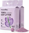 FUKUMARU Tofu Cat Litter, Lavender Scented, Clumping, Odor Control, 12 lb