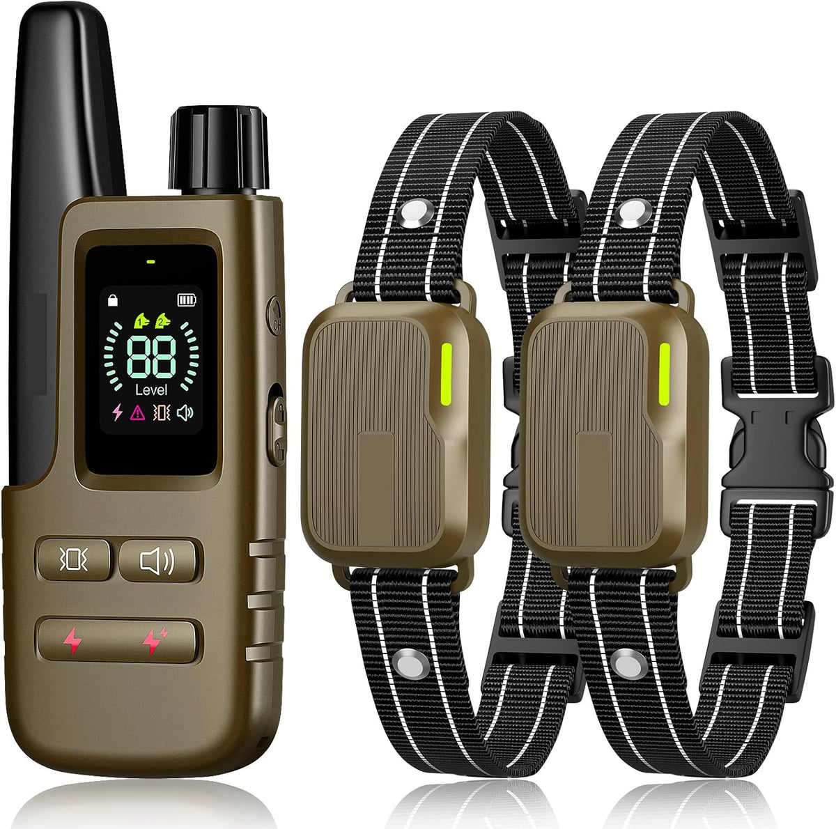 Shock Collar for 2 Dogs, 4500FT Training Collar with Remote for 10-120lbs