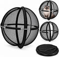Cat Hamster Ball, 27-Inch Rolling Cat Enclosure, Foldable Mesh Playpen